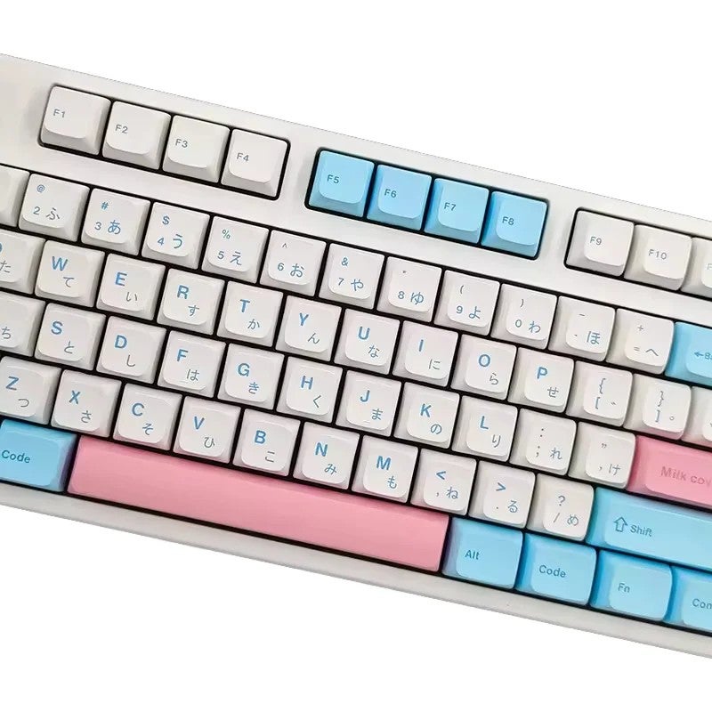 Bluejw XDA Salmon Keycaps - 141 Dye Sub PBT Keycaps Set for Gaming Mechanical Keyboards - Image 5